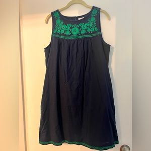 J Crew cotton a-line dress